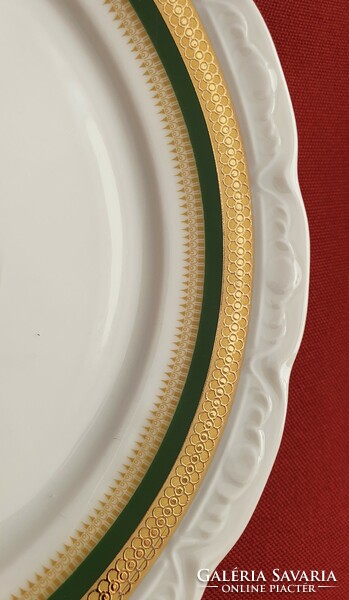 Mitterteich Bavaria német porcelán kistányér süteményes tányér arany mintával
