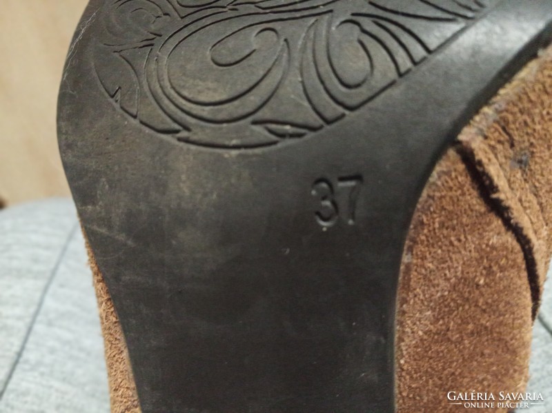 Split leather women's boots