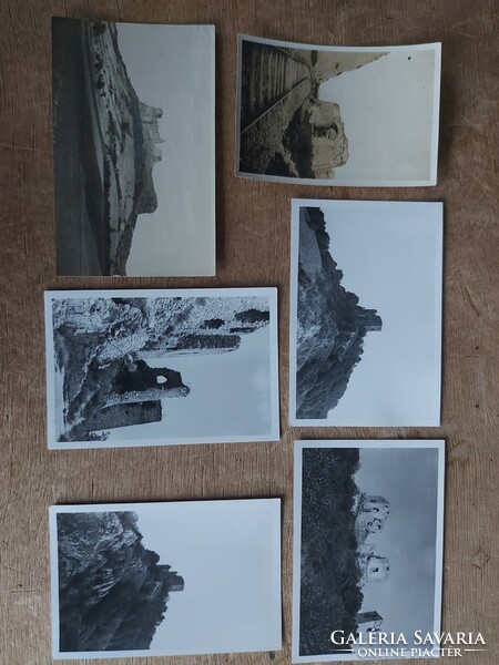 Old photos after 1940. 6 photos showing castle ruins in one! - 568