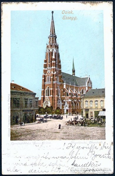Délvidék (Croatia) Eszczecin, Great Church of Saints Peter and Paul 1901