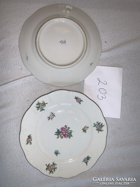 For replacement!!! 2 Herend Eton patterned flat/cookie plates with a diameter of 16.5 cm