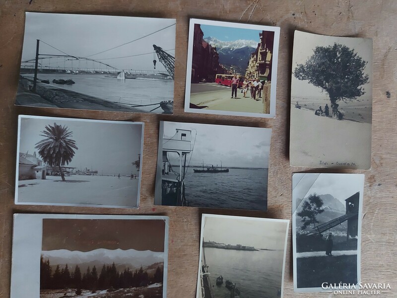 Régi fotók 1940 utáni kb. tájképről készült fotók 10 db egyben! - 566