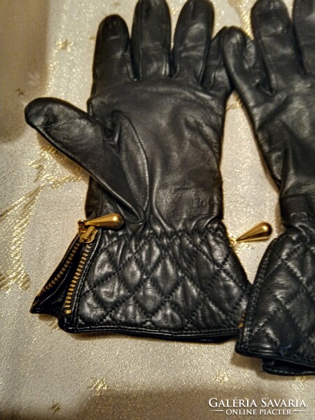 Elegant new Roeckl leather gloves, size 7.5.