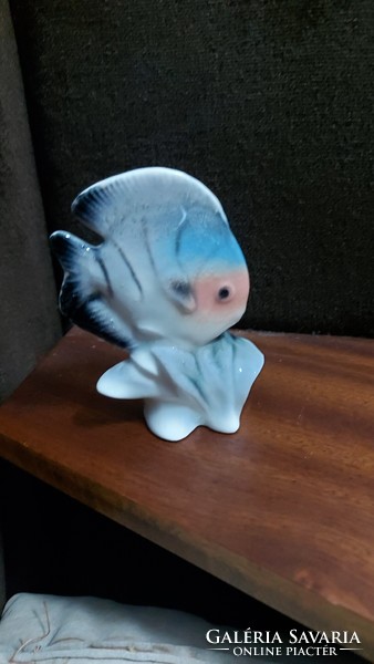 Porcelain fish figure