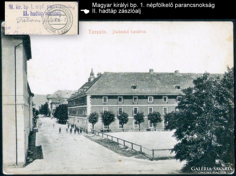 Csehország Terezin (Terézváros), Lovassági laktanya  1914