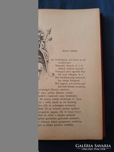 EXTRÉM RITKA! VÖRÖSMARTY MIHÁLY.ZALÁN FUTÁSA -TIZENKÉT KÉPPEL 1886 MÉHNER VILMOS