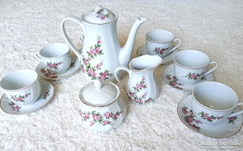 Old nice coffee set for 6 people in Bulgaria