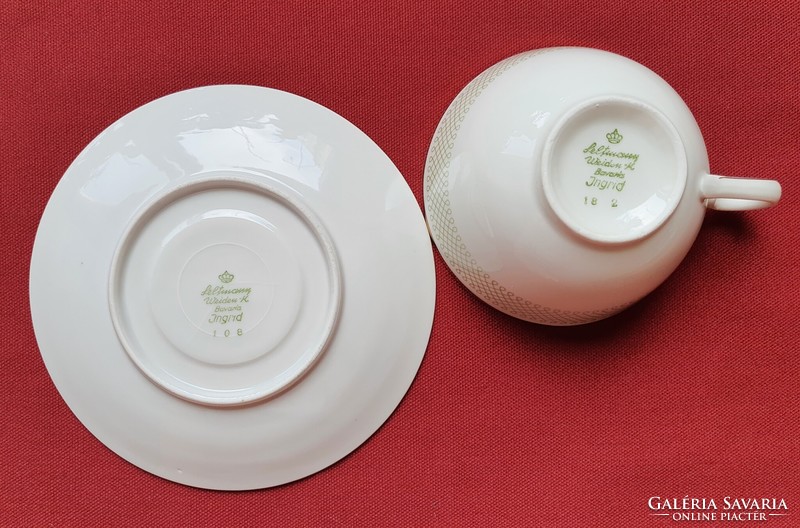 Seltmann weiden ingrid bavaria german porcelain coffee tea set cup saucer plate