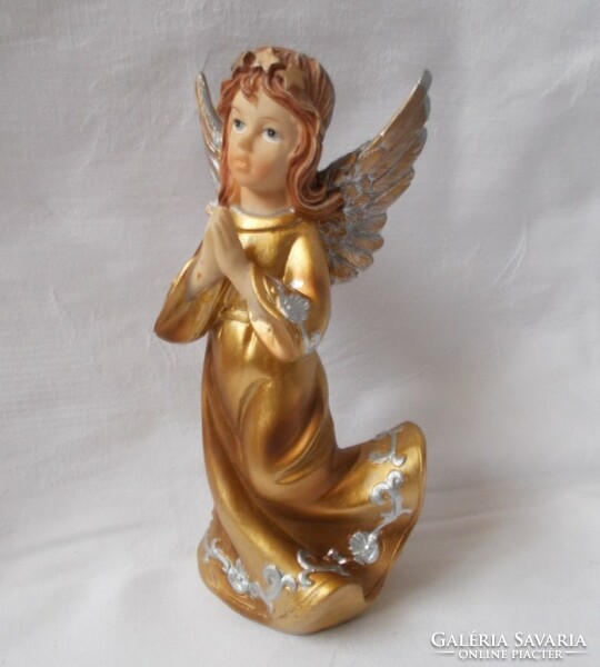Gilded putto, angel table ornament, Christmas decoration
