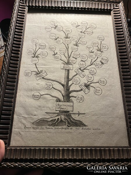 Cheaper!!!Very rare! Martinovics martyr tree!!! 1795!