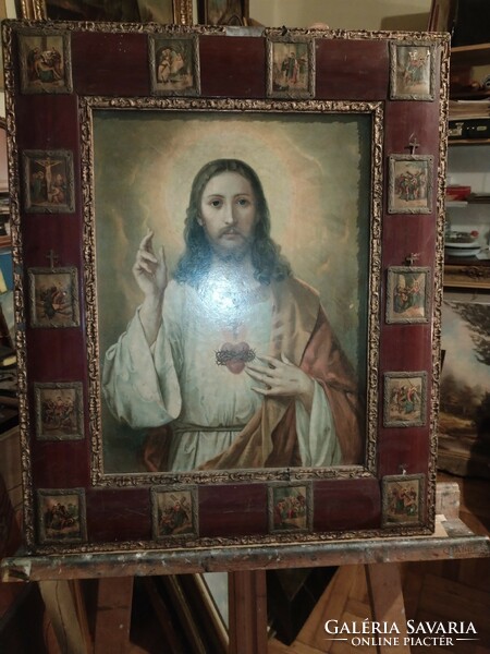 The price of a pair of holy pictures applies to the two pictures, a real rarity.