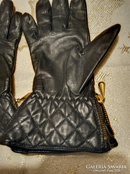 Elegant new Roeckl leather gloves, size 7.5.