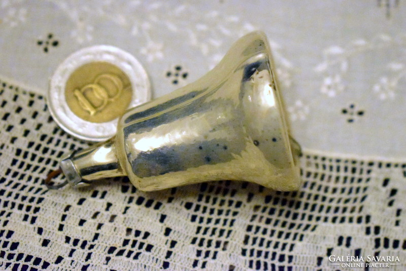 16 darab antik üveg csengő , harang ,csengettyű karácsonyfadísz - néhány ritkább