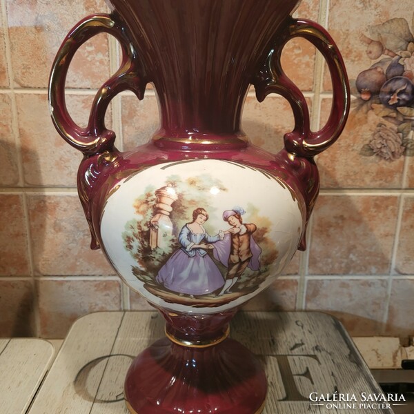 Limoges stílusú porcelán váza