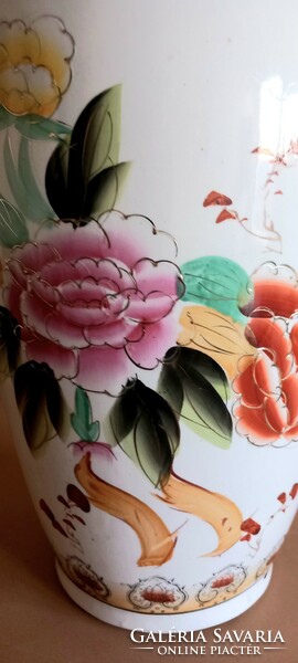 Hatalmas 60 cm Kínai váza jelzett ALKUDHATÓ design