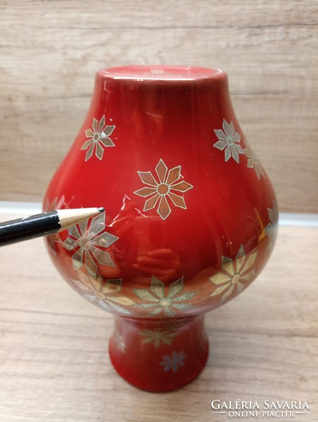 Zsolnay multi-fired eosine vase c1950