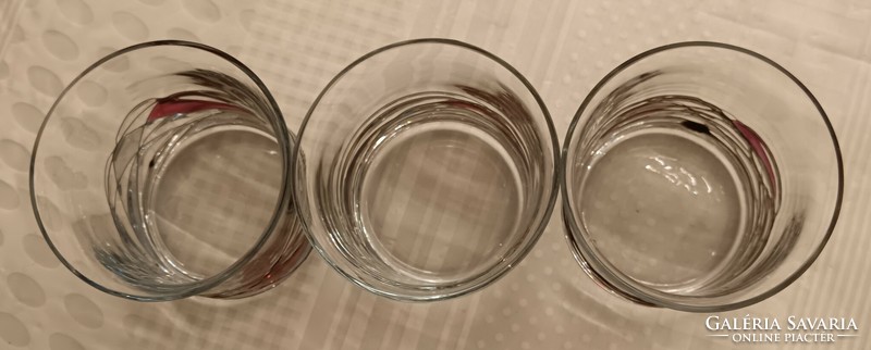 Egyedi mintájú whiskys poharak (3 db)