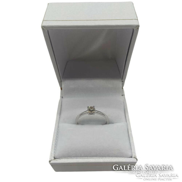 White gold brilliant ring 0.36 ct - ek101