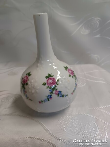 Wallendorf rose porcelain vase