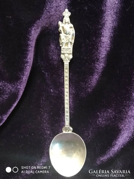 Silver (800) King Matthias discus spoon /13.4gr./