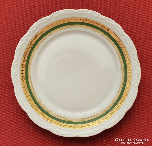 Mitterteich Bavaria német porcelán kistányér süteményes tányér arany mintával