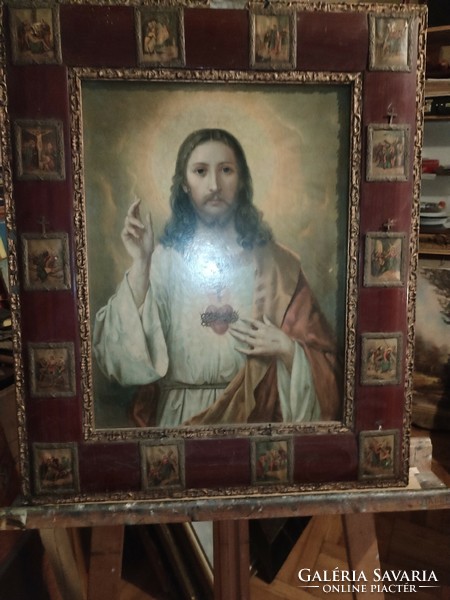 The price of a pair of holy pictures applies to the two pictures, a real rarity.