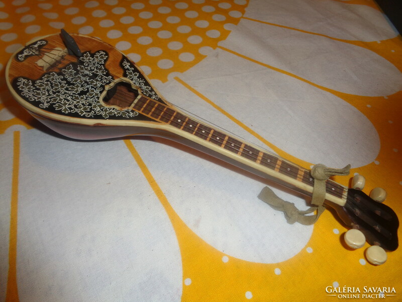 Mandolin ( ?? ) Four string mini instrument 27 cm