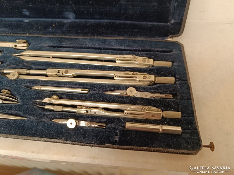 Antique stationery pen marker set in original school box drawing writing tool 486 8284