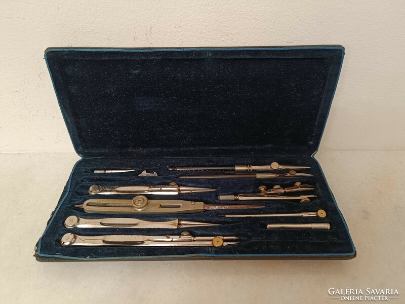 Antique stationery pen marker set in original school box drawing writing tool 485 8283