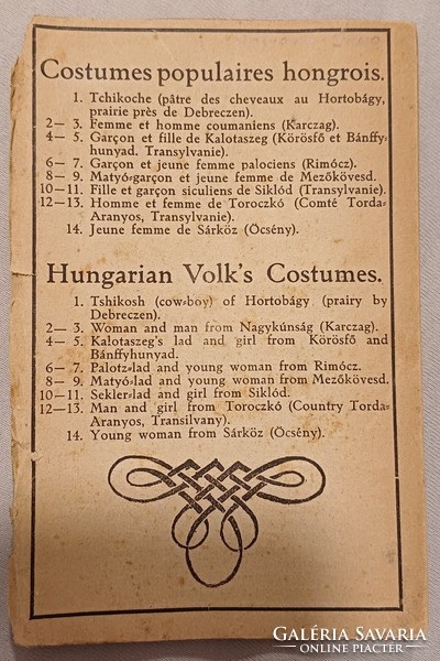 Magyar népviselet 1925. kiadáas