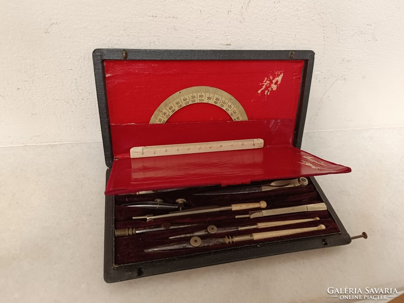 Antique stationery pen marker set in original school box drawing writing tool 483 8281