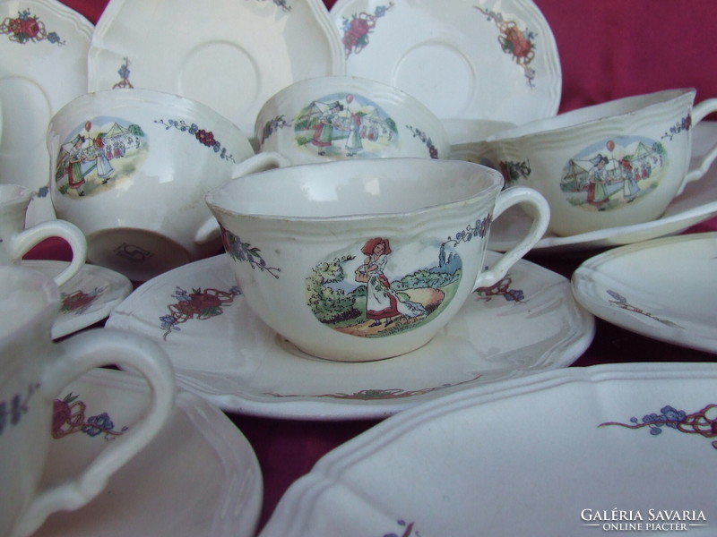 Sarreguemines-Obernai tea set