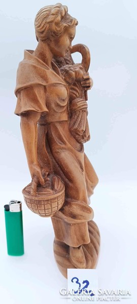 Wooden statue of Saint Elizabeth