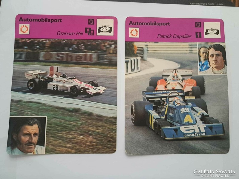 1977 limitált kiadású ,,Gyüjtői F1 kártyák