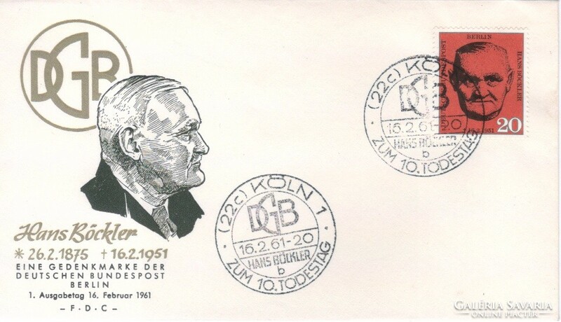 Commemorative stamp 0004 (berlin) mi 197 €1.00