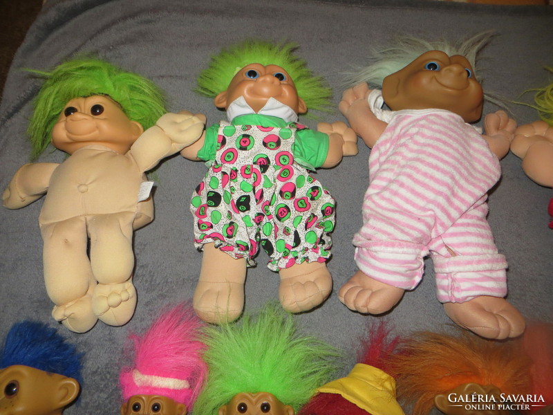 39 retro troll dolls