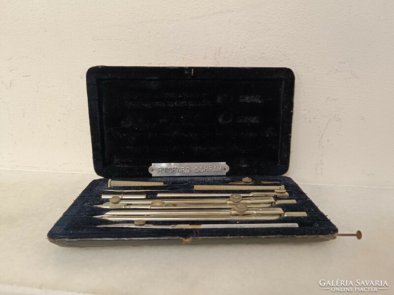 Antique stationery pen marker set in original school box drawing writing tool 482 8280
