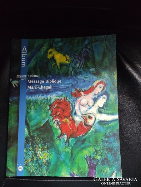 Marc Chagall -Bibliai képek -Francia nyelvű -Művészeti album.