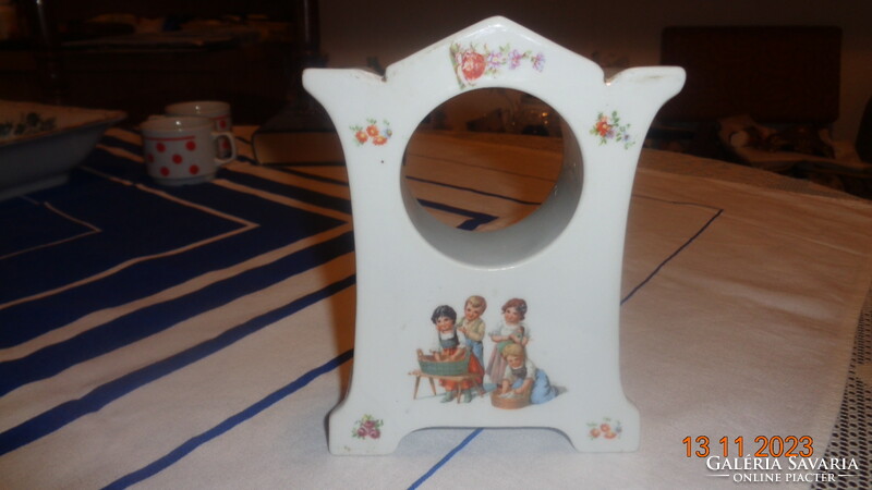 Clock holder, Victoria - Austria porcelain, clock holder 5.2 cm