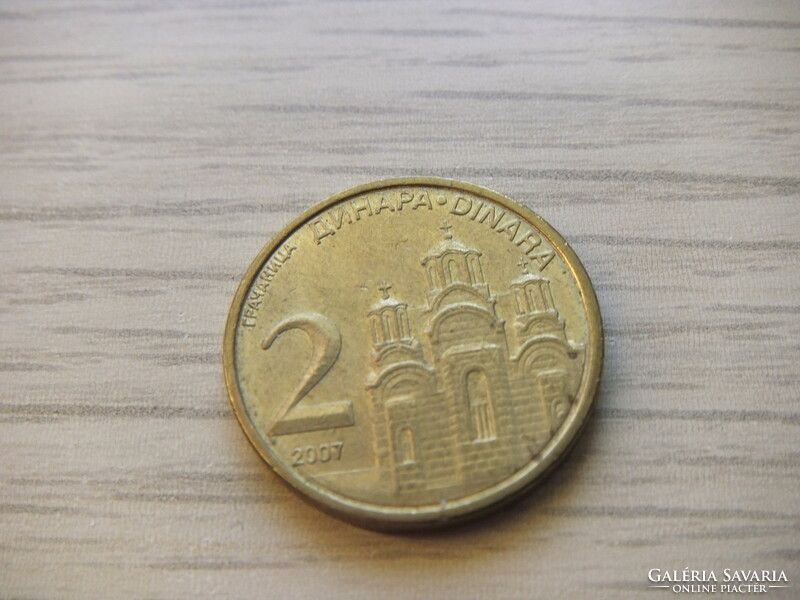 2 Dinars 2007 Serbia