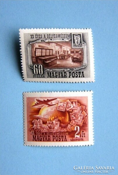 (Z) 1950. Stamp Museum i. Row** - (cat.: 4,000.-)