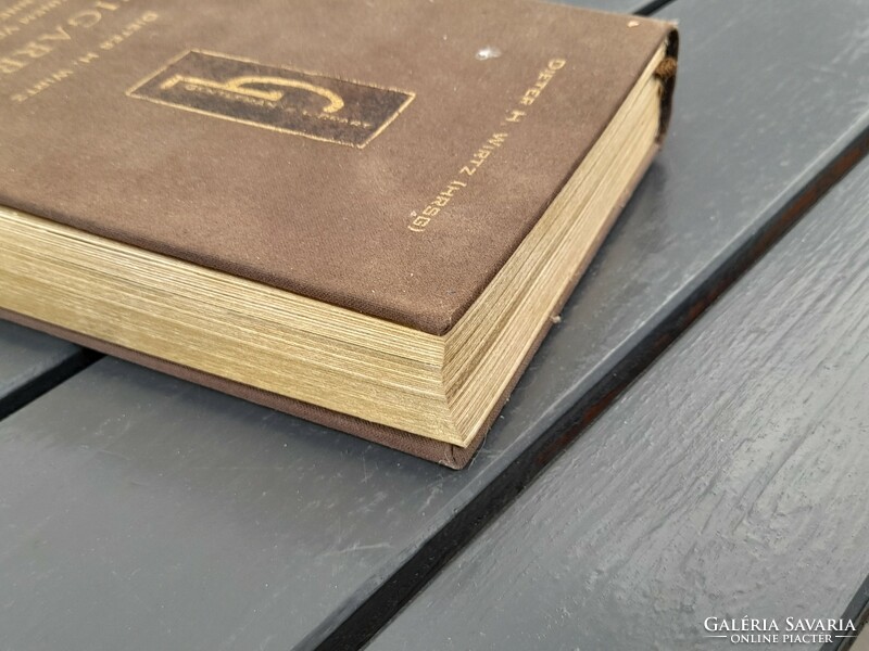 A hearty book with gilded page edges