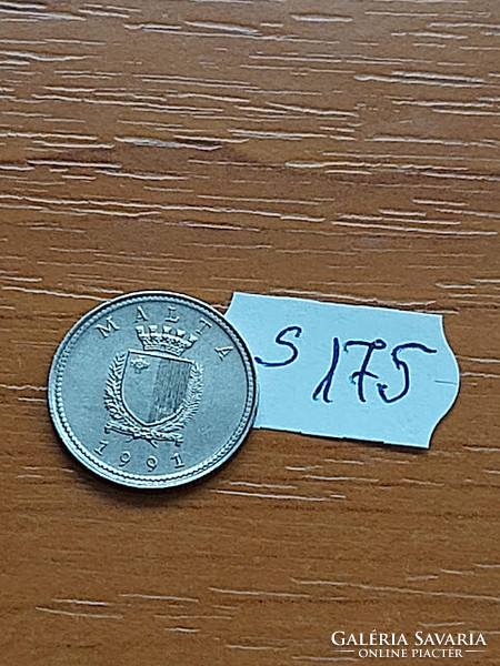 MÁLTA 2 CENT 1991 Réz-nikkel   S175