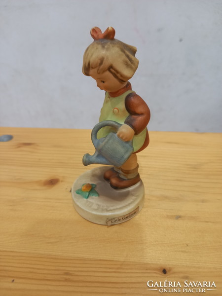 Sumptuous old Hummel/Goebel porcelain statue: the little gardener (11 cm)