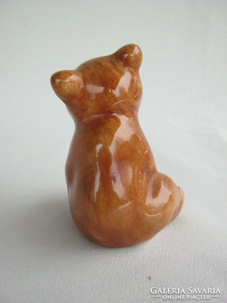 Bodrogkeresztúr ceramic small teddy bear teddy bear bowl