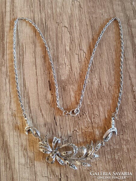 Old silver necklace