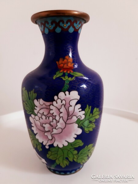 Old Chinese enamel vase