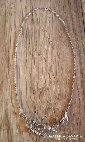 Old silver necklace