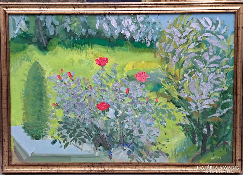 Viola Záborszky (1935-2008) : my garden, 70x100 cm., Gallery