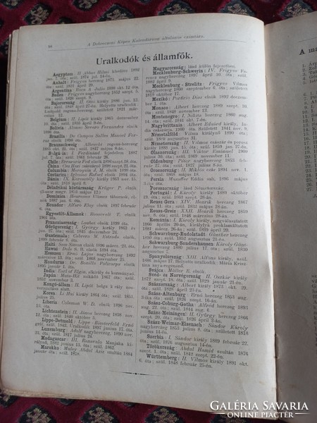 Debreczeni kalendáriom 1902